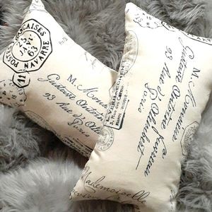 RESERVED Set of 2 Paris, Postscript Pillows